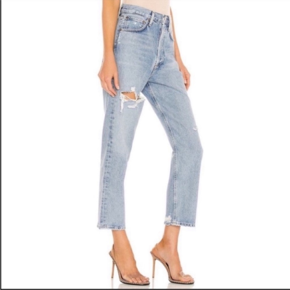 AGOLDE 90s loose distressed Jeans - Picture 3 of 8